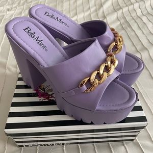 PURPLE PLATFORM MULES